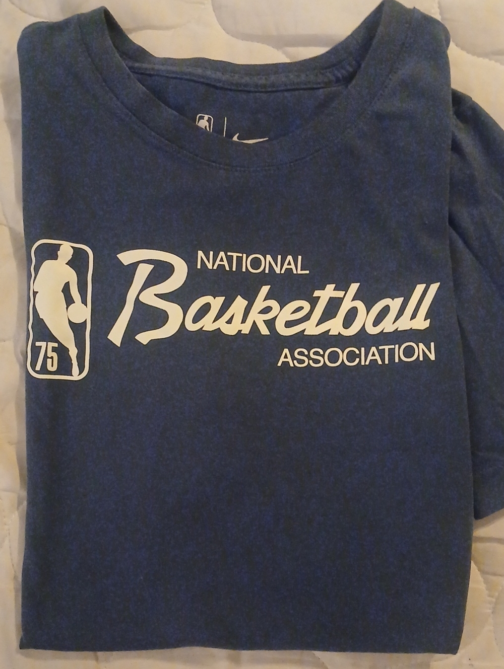 Nike Blue National Basketball Association Logo Tee